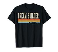 Dream Builder Week Retro Vintage Back to School Day T-Shirt