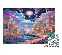 Dream Candy House Jigsaw Puzzles for Adults 1000 Piece for Adults Educational Game Challenge Toy 1000 Pieces Puzzles for Adults Kids Jigsaw Puzzle 1000pcs (75x50cm)