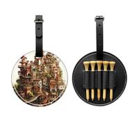 Dream Castle Black Golf tee Storage Bag - Easy to Carry Around and More efficient in Playing Golf