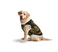Dream Castle Dog Pure Cotton Tshirts for Medium & Large Dogs,Breathable Stretchy Tank Top Sleeveless Vest Tee Shirt