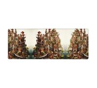 Dream Castle Edged Mouse pad Suitable for use in Offices Libraries and Homes (30 cm Ã- 80 cm)