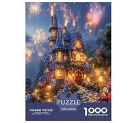 Dream Castle Jigsaw Puzzles Puzzle for Adults Kids. 1000 Piece Great Gifts Challenge Toy Educational Game Home Decoration for Educational Games Gifts 70x50cm/1000pcs