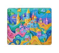 Dream Castle Multi Size Mouse pad for Office, Study & Play-Mousepad with Strong Adhesion and Thick Comfortable Surface