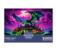 Dream Castle1000 Piece Jigsaw Puzzle for Adults And Kids Educational Games Evil DragonFun And Challenging Home Decors Great Gift Idea38x26cm/1000pcs