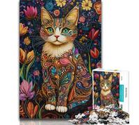 Dream Cat 1000 Pieces Jigsaw Puzzles for Adults And Teens,Learning Educational Toy for Is Ideal As A Gift for The Whole Family 38x26cm