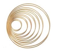 Dream Catcher, 14 Pieces 7 Sizes Metal Rings Hoops for Dream Catchers (5/8/10/12/14/16/19 cm in Outer Diameter)