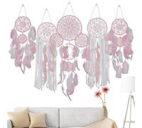 Dream Catcher - 5 Pieces Boho Dream Catcher Wall Hanging Dream Catcher | Handmade Macrame Wall Hanging Dream Catcher Multipurpose Baby Shower Decorations for C