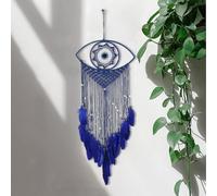 Dream Catcher, Boho Decor Evil Eye Dream Catchers for Room Wall Hanging, Feather Bead Dreamcatcher, Ornaments Decoration Craft Gifts for Home Bedroom Living Room Decor (2# - A)