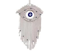 Dream Catcher Boho | Wall Hangable Decoration | Evil Eye Dream Catcher for Bedroom Living Room, Woven Macrame, Wall Hangable Art