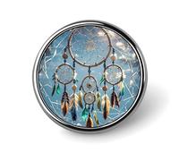 Dream Catcher Brooch with Button Design, Funny Backpack Pins for Women, Personalized Brooch Pins for Men, Round Badge for Hat, Cute Badge Holders for Activity