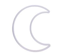 Dream Catcher Craft White Plastic Moon for Home Handmade Projects