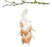 Dream Catcher for Girls,Dream Catcher - Half Moon/Star Feather Dream Catcher for Car - Dream Catcher for Wall, Wedding Dream Catcher, Car Dream Catcher