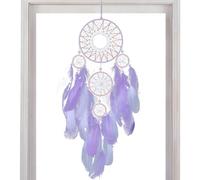 Dream Catcher for Girls Handmade Lightweight Decorative Plume | Blessing Wall Art Ornament for Living Room Bedroom Study Macrame Wall Tapestry Boho Decor Meditation Yoga Space Vintage
