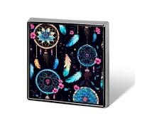Dream-Catcher Funny Lapel Pins Square Brooch Tie Suit Dress Accessories for Men Women Wedding Birthday