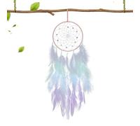 Dream Catcher Handmade Feather Dream Catcher with Beads - Beautiful Decorative Wall Dream Catcher for Balcony, Party, Wedding, Bedroom, Living Room