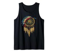 Dream Catcher Indian Tribe Indian Chief Native American Tank Top