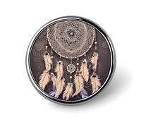 Dream Catcher Lapel Pin for Men Blue Nerve Cell Fashion Brooch Pin -Cute Enamel Badges, Aluminum Alloy Metal Pinback for Hats, Shirts, Bags, Jackets & Accessories (1 Inch Round Button Pins)