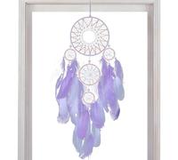 Dream Catcher, Large Dream Catcher, Dream Catcher House Wall Decor | Feather Dream Catcher Wall Decor Handmade Lucky Five Ornament Decor for Girls Bedroom