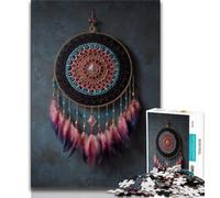 Dream Catcher Oil Painting 1000 Piece Jigsaw Puzzles for Teenagers Gifts,family Fun Games Is Ideal As A Gift for The Whole Family (38x26cm)