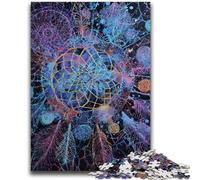 Dream Catcher Oil Painting Jigsaw Puzzles for Adults,Challenging Game And Family Play with Fully Interlocking Randomly Shaped Pieces (70X100cm)