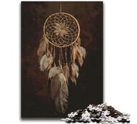 Dream Catcher Oil Painting Jigsaw Puzzles for Teenagers 2000,Challenging Game And Family Play with Fully Interlocking Randomly Shaped Pieces (70X100cm)