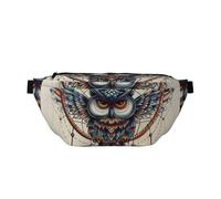 Dream Catcher Owl Sling Bag for Men Women, Waist Pack Chest Shoulder Crossbody Bag for Travel, Gym, Work, Hiking