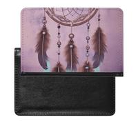 Dream Catcher Passport Holder for Men, PU Leather Passport Cover with Card Slot, Waterproof Passport Protector for Travel, Wallet Protector Case for Women