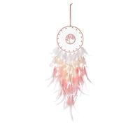 Dream Catcher, Pink Handmade Feathers Dream Catchers for Bedroom Adult Wall Art Decor, Wall Hanging Ornament for Living Room Dorm Decor Festival