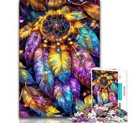 Dream Catcher Puzzles for Teenagers Teens 1000pc Puzzle,Help The Brain Exercise Addictive Toys to Cultivate Patience A Work of Art (50x75cm)