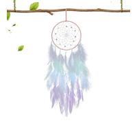Dream Catcher - String Lights, Indian Dream Catcher, Handmade Boho Dream Catcher with Beads, Hanging Home Decoration | Beautiful Wall Decoration, Dream Catcher, Wall Art for Party,