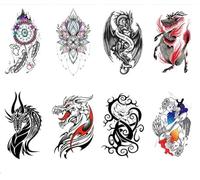Dream Catcher Tattoo Sticker Indian Totem Feather Van Flower Pattern Waterproof Temporary Tattoo Sticker