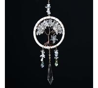 Dream Catcher, Tree of Life Dream Catchers for Room Wall Hanging Boho Decor, Feather Bead Dreamcatcher, Ornaments Decoration Craft Gifts for Home Bedroom Living Room Decor (5# - White)