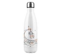 Dream Catcher With Crescent Moon Stainless Steel Bottle Benjamin Tate Design Natural One Size