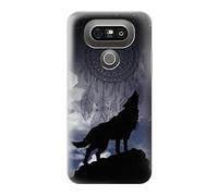 Dream Catcher Wolf Howling Case Cover For LG G5, G5 SE