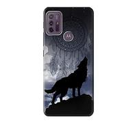 Dream Catcher Wolf Howling Case Cover For Motorola Moto G10 Power