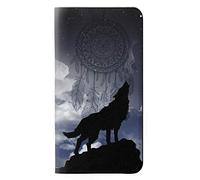 Dream Catcher Wolf Howling PU Leather Flip Case Cover For OnePlus 6T