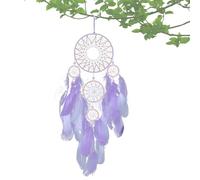 Dream Catchers - Traditional Art, Spiritual Charm, Circular Thread Pattern, Soft Plume Tassels, Balanced Ring Structure | For Wall Hanging Nursery Decor Relaxation Area Interior Styling Home Atmospher