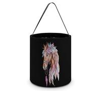 Dream Catching Horse Halloween Candy Tote Tricking Or Treating Bag Pumpkin Easter Eggs Bucket Best Party Gifts