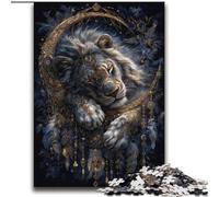 Dream Catching Net Lion 2000 Piece Jigsaw Puzzle for Adults Teens, Stress Reliever Staycation Kill Time Enhance Love between Couples (70x100cm)