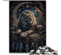 Dream Catching Net Lion Jigsaw Puzzles for Adults 1000 Piece Puzzle, for Age 14+ Home Art Decor Family Games Christmas Birthday Gifts (26x38cm)