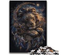 Dream Catching Net Lion Jigsaw Puzzles for Adults 2000,Challenging To Complete But Fun And Humorous Educational Game for Birthday (70X100cm)