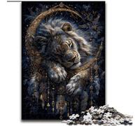 Dream Catching Net Lion Jigsaw Puzzles for Teenagers 1000 Jigsaws, Brain Intelligence Challenge Addictive Toys Birthday Gifts for Age 14+ (50x75cm)