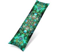 Dream Cushion Covers 12x36in Pillow Cases Mandala Pillowcase Waterproof Velvet Decorative Pillows with Double Sided Printing and Smooth Invisible Zipper for Sofa Room Decor Bedroom Bed Decor,Model1301