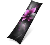 Dream Cushion Covers 40 x 120 cm Side Sleeper Pillow Cover Flowers Pattern Design Waterproof Velvet Pillow Cases Double-Sided Printing with Invisible Zipper for Bedroom Bed, Gifts for Women, Model1621