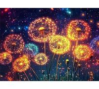Dream Dandelion Puzzle - 3000 Piece Jigsaw Puzzles for Adults - The Back Features Printed Letter Guides - The Pieces fit Together Snugly - Wooden Puzzles for Adults - Gifts Man 48.0 X 31.9 In s7h-920