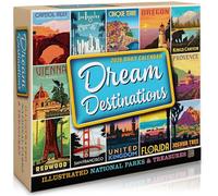 Dream Destinations Desk Calendar 2026