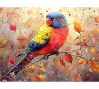 Dream Diamond Art Kits Adults, 5D Parrot Diamond Painting, DIY Full Drill Crystal Art Embroidery Kit for Beginners, Gem Arts and Crafts for Adults for Home Decor, Hobbies for Women 50x70cm 0Y-1216