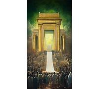 Dream Diamond Painting Architecture Diamond Art Kits Adults, DIY Full Square Drill Crystal Arts and Crafts for Adults, 5D Dimond Art Painting for Home Wall Decor, Gifts for Women 32x64 inch 0u-296