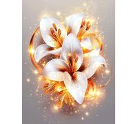 Dream Diamond Painting Flowers Diamond Art Kits Adults Beginner, 5D DIY Round Full Drill Crystal Art kits, Mosaic Crafts for Adults, Crystal Embroidery Canvas for Home Wall Decor 28x36 inch, Model776