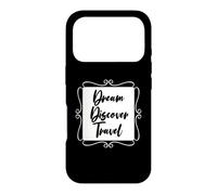 Dream Discover Travel Adventure Wanderlust World Map Case for iPhone 17 Pro